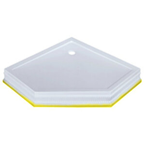 Изображение товара Поддон душевой Migliore Diadema 24588, белый/золото, керамика