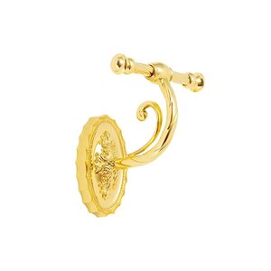 Изображение товара Крючок Migliore Edera 16942 золото настенный двойной для ванной