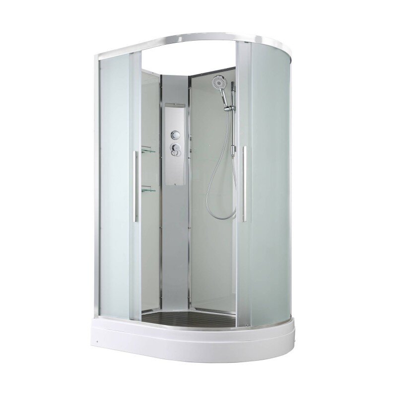 Изображение товара Душевая кабина AvaCan EM2912LN/EM2912RN 120x90 см с матовым стеклом и низким поддоном Изображение товара Душевая кабина AvaCan EM2912LN/EM2912RN 120x90 см с матовым стеклом и низким поддоном