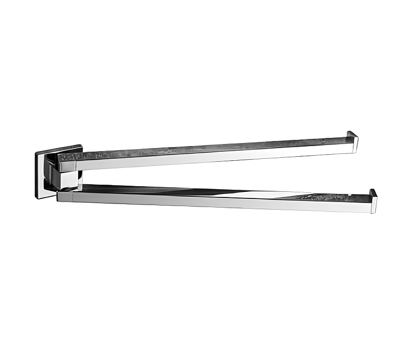 Изображение товара Полотенцедержатель Colombo Design Basicq B3712, 33 см, двойной, хром