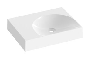 Изображение товара Раковина Ravak Lite XJXP1360000 / XJXL1360000 60x45 см искусственный камень белая