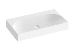 Изображение товара Раковина Ravak Lite XJX01380001 80 см искусственный камень белая