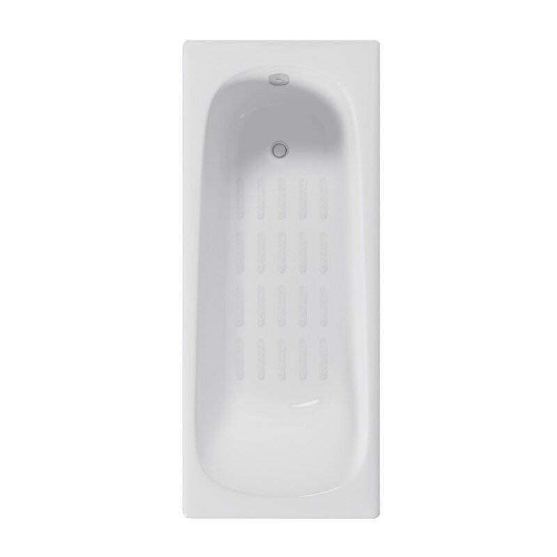 Изображение товара Ванна чугунная Delice Continental DLR230641-AS, 130 х 70 см, антискользящее покрытие, без ручек, цвет белый