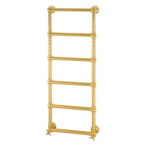Изображение товара Полотенцесушитель водяной Migliore Edera, ML.EDR-HY.210.do, ширина 40 см, высота 120 см, золото