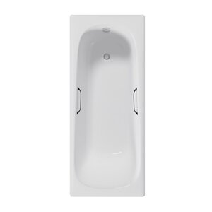 Изображение товара Чугунная ванна Delice Continental 130х70 см без покрытия белая