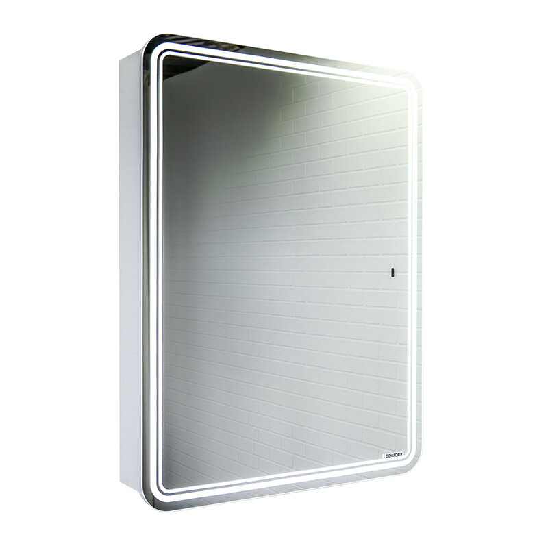 Изображение товара Зеркальный шкаф Comforty Нео-60 00-00017831CF, LED-подсветка, цвет белый