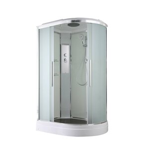 Изображение товара Душевая кабина AvaCan EM2812L/EM2812R 120x80 см с крышей, матовое стекло, хром профиль