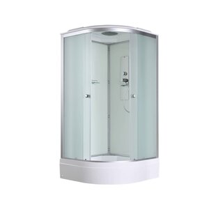 Изображение товара Душевая кабина AvaCan D3010, 78022, 100 x 100 см, с крышей, средний поддон, стекло матовое, профиль хром