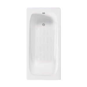 Изображение товара Ванна чугунная Delice Flex DLR230631-AS, 170 х 80 см, антискользящее покрытие, без ручек, цвет белый
