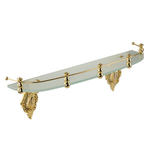 Изображение товара Полка Migliore Elizabetta 17070 золото настенная стекло латунь ретро дизайн