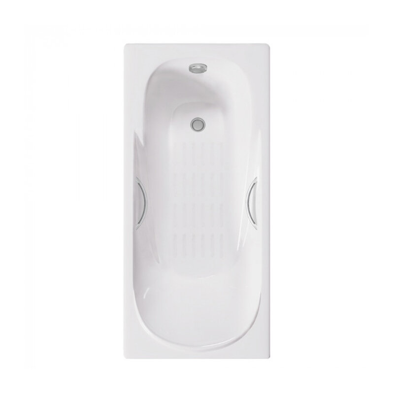 Изображение товара Ванна чугунная Delice Maestro DLR230646R-AS, 200 х 85 см, антискользящее покрытие, с отверстиями под ручки, без ручек, цвет белый