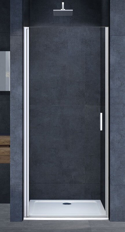 Изображение товара Душевая дверь Vincea Alpha VDP-3AL100CL 100 см распашная прозрачное стекло хром профиль