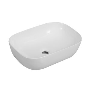 Изображение товара Раковина Oliveeka 9387B накладная 45 см фаянс белая Польша