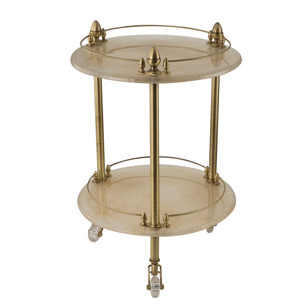 Изображение товара Столик на колесиках Migliore Elizabetta 17015 бронза италия