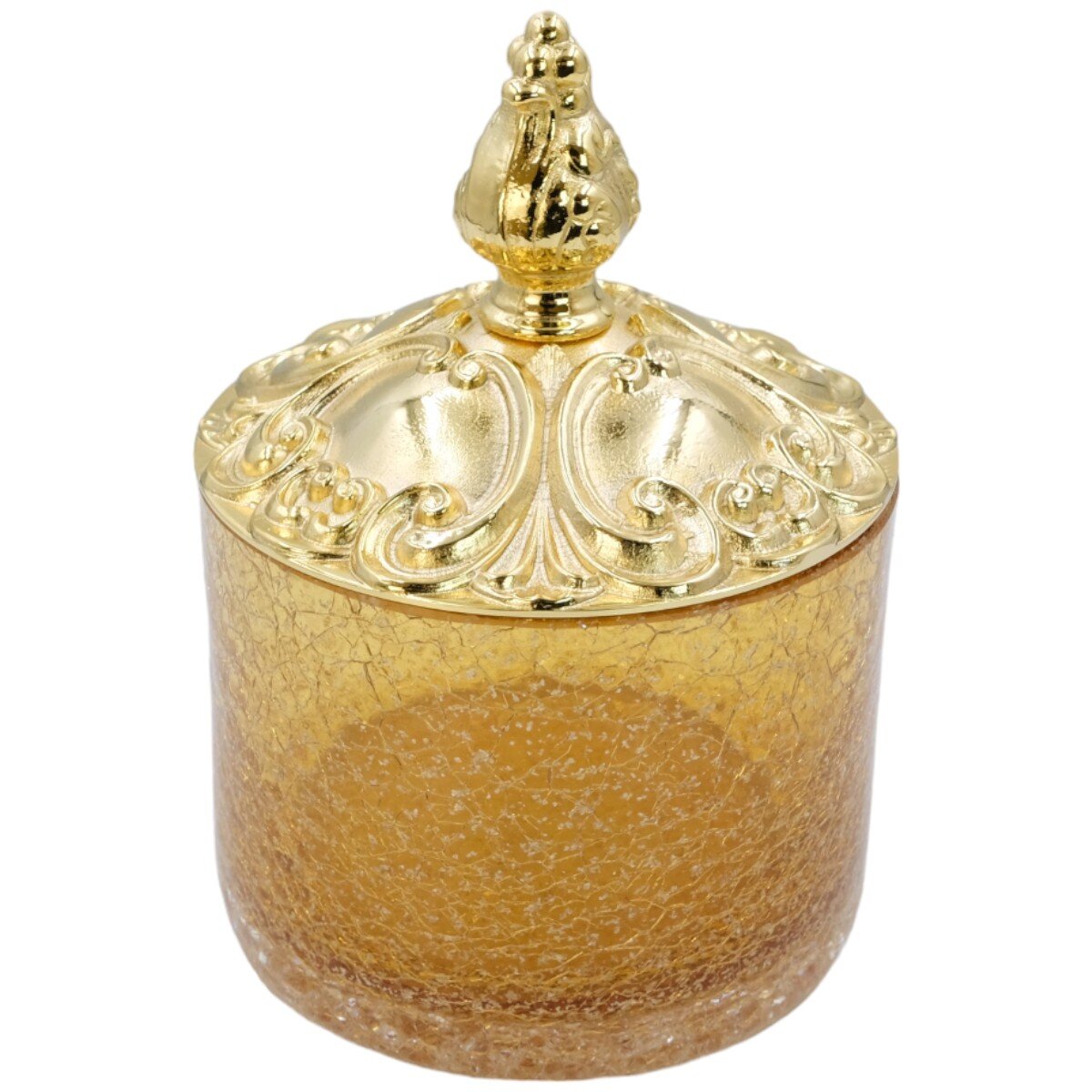 Изображение товара Баночка высокая Migliore Elizabetta 17056 золото для хранения коллекционная