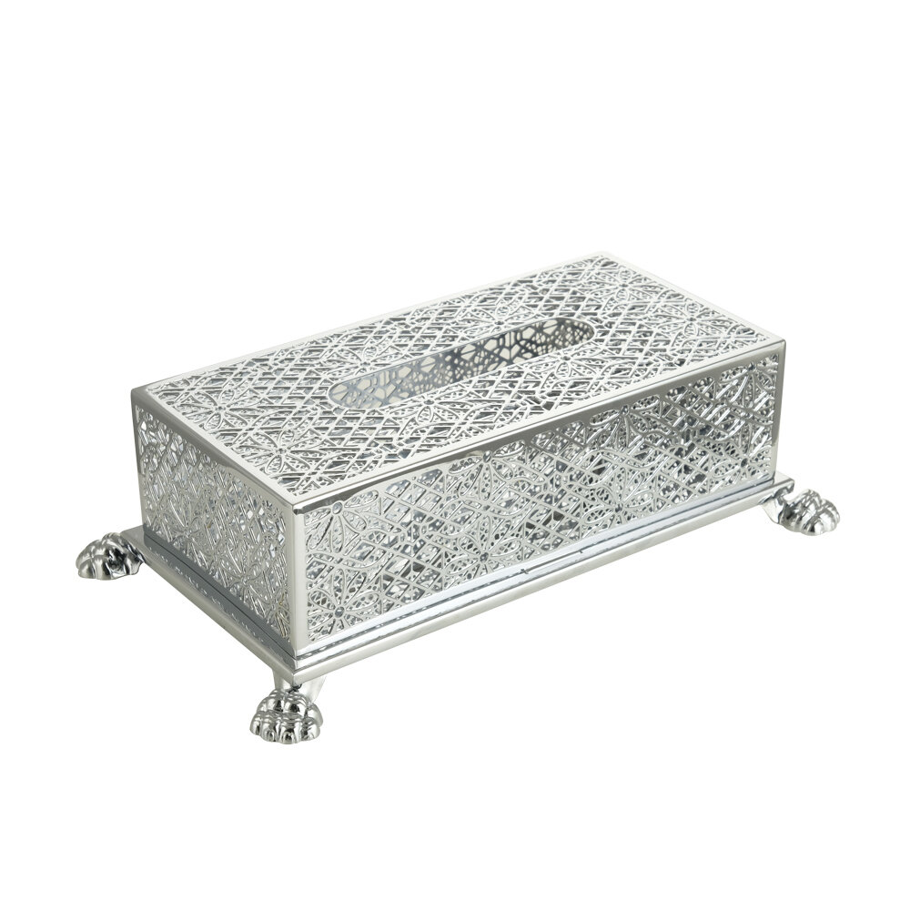 Изображение товара Контейнер для салфеток Migliore Elizabetta хром настольный латунь Италия