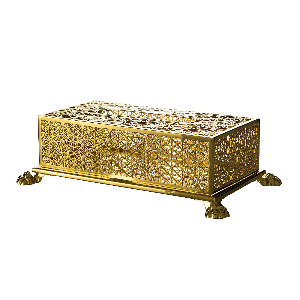 Изображение товара Контейнер для салфеток Migliore Elizabetta 17068 золото