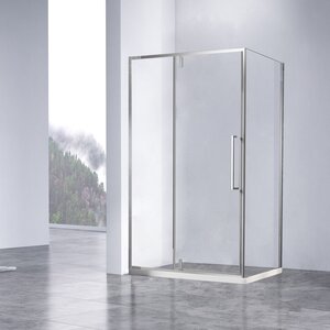 Изображение товара Душевой уголок Vincea Slim-N VSR-4SNP9010CL 100x90 см прозрачное стекло хром профиль