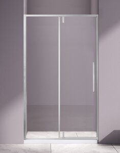 Изображение товара Душевая дверь Vincea Slim-N VDP-4SN120CL, 120 см, распашная, стекло прозрачное, профиль хром