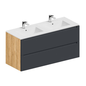 Изображение товара Подвесная тумба под раковину ЗОВ Дион D120GD, 120 см, стильная и вместительная