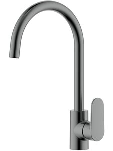 Изображение товара Смеситель для кухонной мойки Aquatek Ника AQ1882BGM из оружейной стали высокий излив