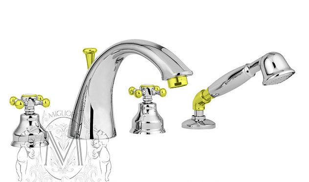 Изображение товара Смеситель Migliore Lady 18837 для ванны/душа - хром/золото