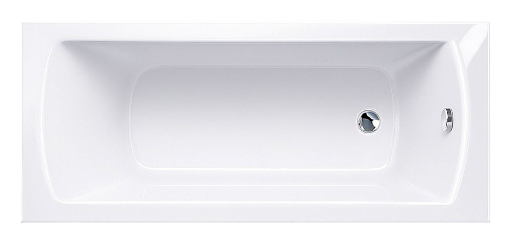 Изображение товара Акриловая ванна Royal Bath Vienna RB953504 165 x 70 см белая