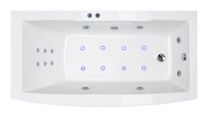 Изображение товара Ванна гидромассажная Royal Bath Fato De Luxe RB326100DL, 170 x 85 см, белый