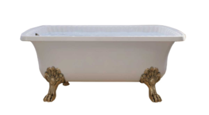Изображение товара Ванна из литьевого мрамора Migliore OLIVIA 24628 на лапках 174x80 см белая
