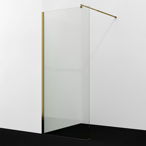 Изображение товара Душевая стенка WasserKraft Rur 30W44BG со свободным входом, 100 см, стекло прозрачное, профиль золото