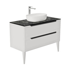 Изображение товара Тумба со столешницей ЗОВ Севилья S100W-KPK 100 см белый матовый