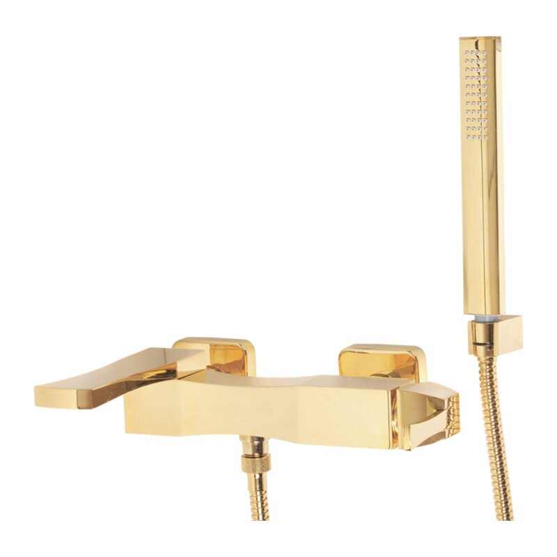 Изображение товара Мягкий и стильный смеситель Migliore Opera 19050 для ванны и душа золото