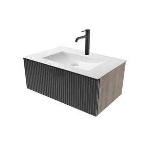 Изображение товара Тумба под раковину ЗОВ Флавио K60FL, 60 см, подвесная, цвет лиони