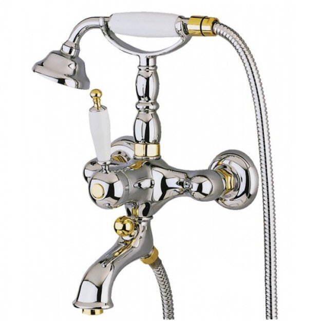 Изображение товара Многоцветный смеситель Migliore Oxford 19153 для ванны и душа классика ретро
