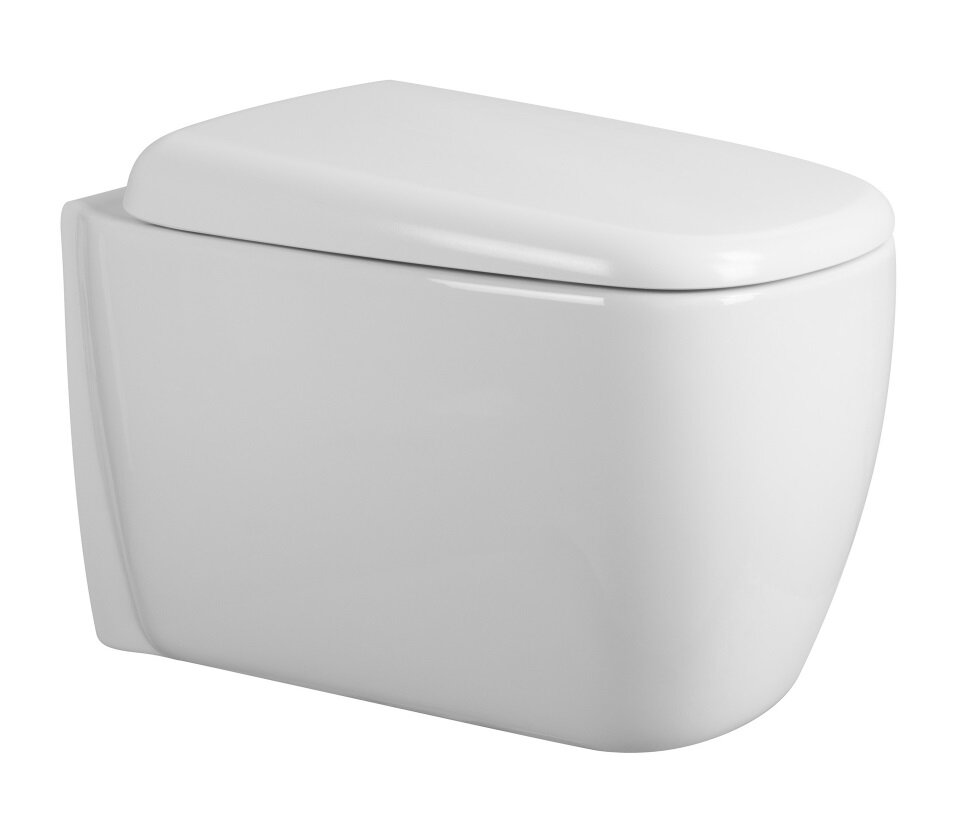 Изображение товара Подвесной унитаз Abber Rechteck AC1217 безободковый с системой Торнадо