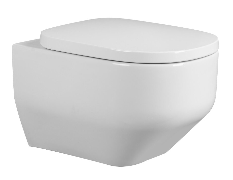 Изображение товара Подвесной унитаз Abber Rechteck AC1218 безободковый с системой Торнадо