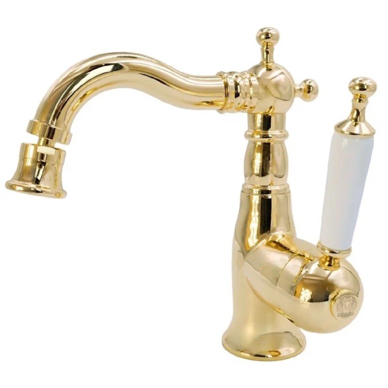 Изображение товара Смеситель для биде Migliore Oxford 19161 с ярким золотым покрытием Итальянский дизайн