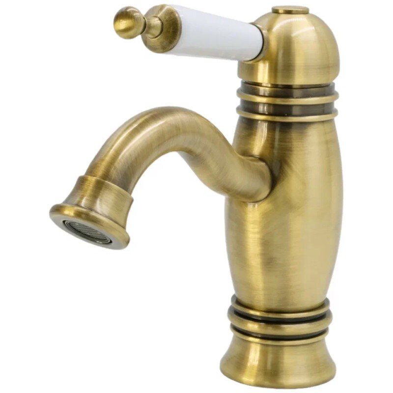 Изображение товара Смеситель для раковины Migliore Oxford бронза однорычажный горизонтальный