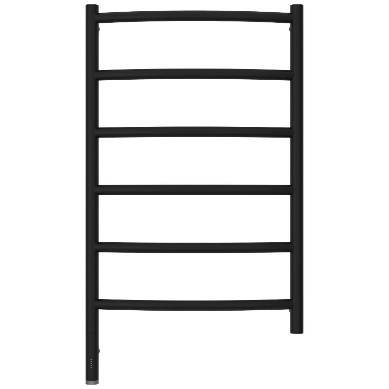 Изображение товара Полотенцесушитель электрический Сунержа Галант 3.1, 31-6000-8050/31-6001-8050, высота 80 см, ширина 50, диммер слева/справа, цвет черный матовый