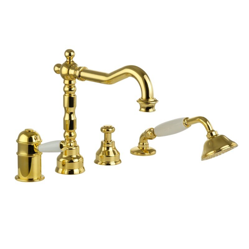 Изображение товара Смеситель Migliore Oxford 19167 с термостатом для ванны - золото