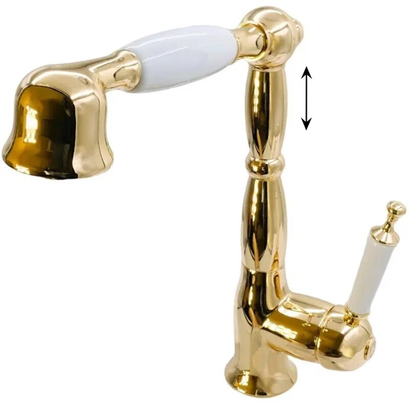 Изображение товара Модный кухонный смеситель Migliore Cucina Oxford 18276 золото Италия