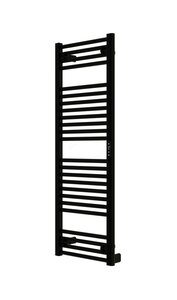 Изображение товара Полотенцесушитель электрический Rifar D-Line DL-120-45-BM, ширина 45 см, высота 120 см, диммер справа, чёрный янтарь матовый