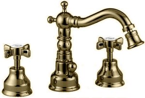Изображение товара Медный смеситель Migliore Princeton 19382 для ванны 3 отверстия стиль ретро