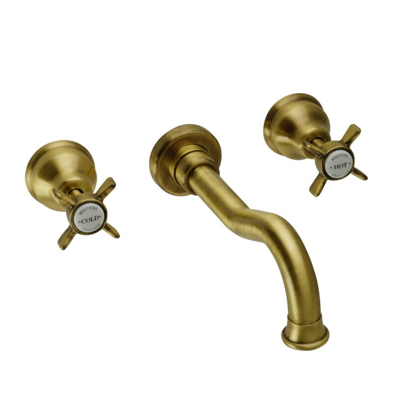 Изображение товара Миллиор Принстон 19348 смеситель для раковины бронза Италия