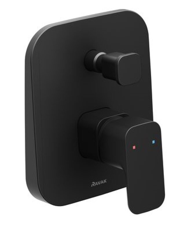 Изображение товара Смеситель Ravak 10° Free TD F 061.20 X070156 для душа, черный матовый