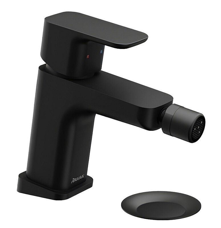 Изображение товара Смеситель Ravak 10° Free TD F 055.20 X070155 для биде, с донным клапаном, черный матовый