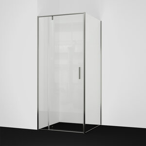 Изображение товара Душевой уголок WasserKRAFT Spree 14P20, 90 х 80 см, профиль никель, стекло прозрачное