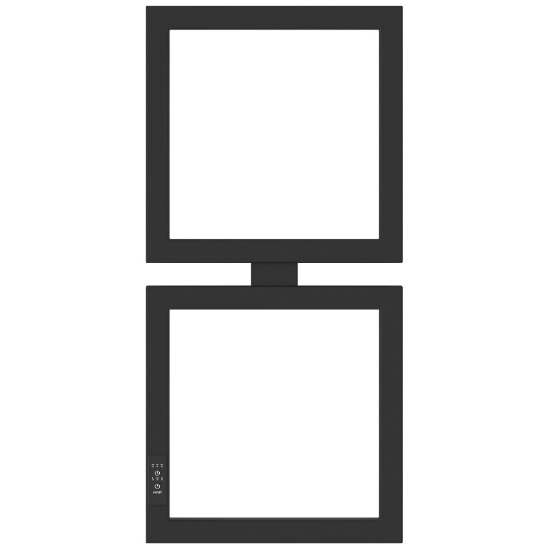 Изображение товара Электрический полотенцесушитель Сунержа Этюд E, черный матовый, 60 см, 4 перекладины