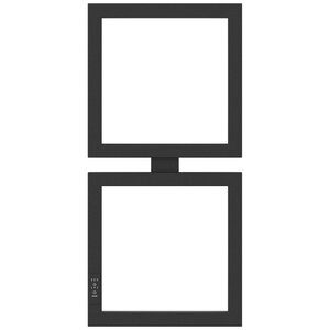 Изображение товара Полотенцесушитель электрический Сунержа Этюд E, 15-0844-6030/15-0845-6030, высота 60 см, ширина 30, диммер слева/справа, цвет тёмный титан муар