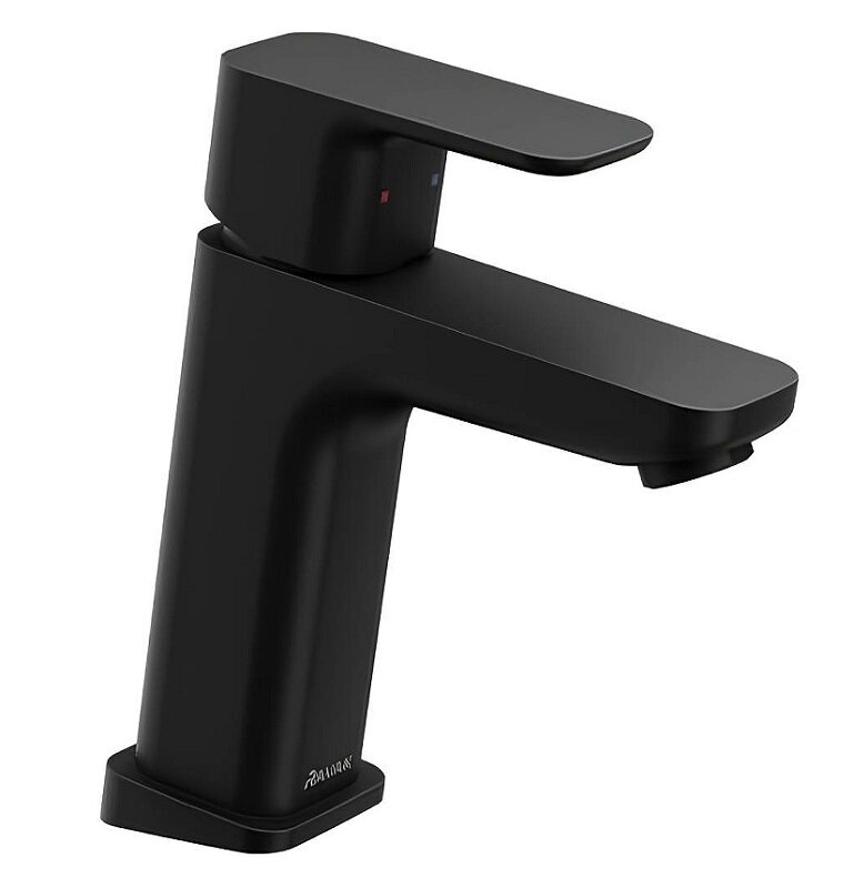 Изображение товара Смеситель для раковины Ravak 10° Free с фиксированным изливом черный матовый